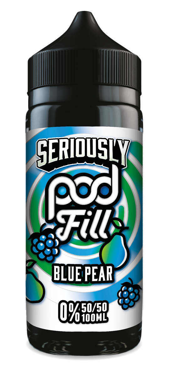 Seriously Pod Fill Blue Pear E-liquid 100ml