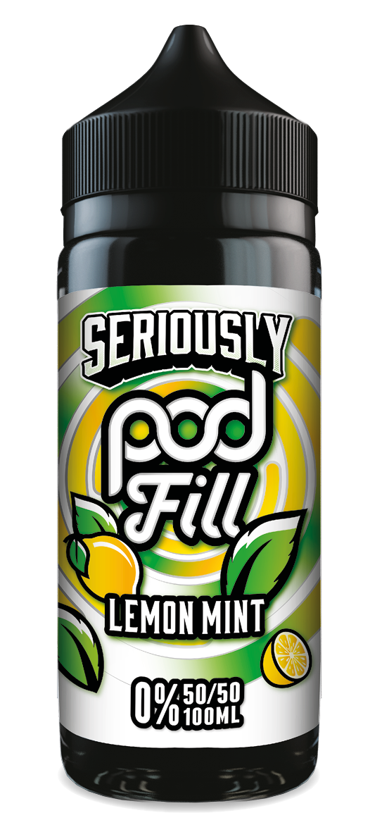 Seriously Pod Fill Lemon Mint E-liquid 100ml