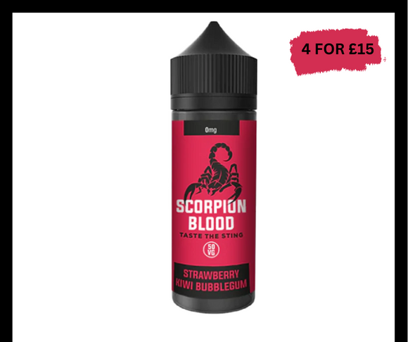 Scorpion Blood Strawberry Kiwi Bubblegum 50ml