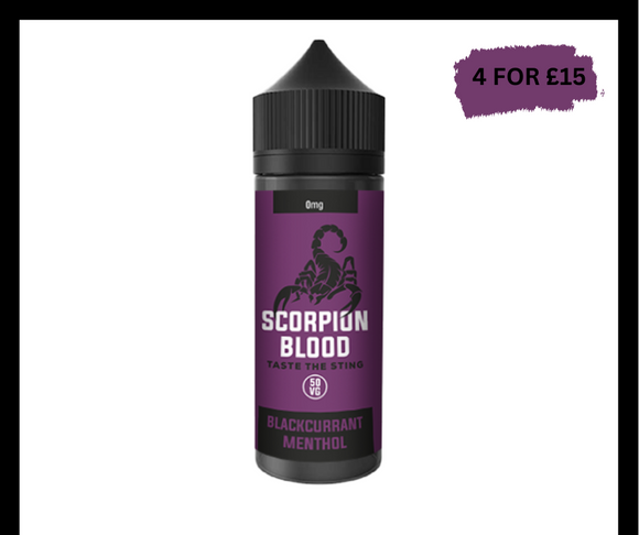 Scorpion Blood Blackcurrant Menthol 50ml