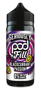 Seriously Pod Fill Blackcurrant Passion E-liquid 100ml