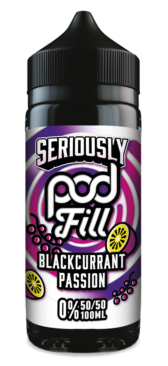 Seriously Pod Fill Blackcurrant Passion E-liquid 100ml
