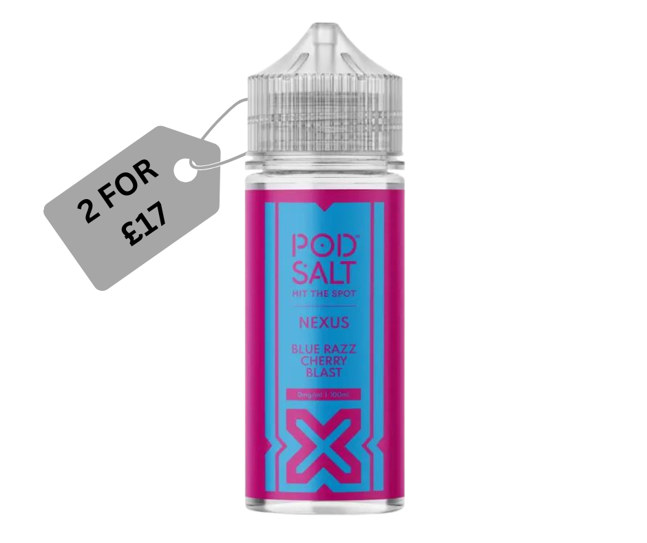 Pod Salt Nexus Blue Razz Cherry Blast 100ml