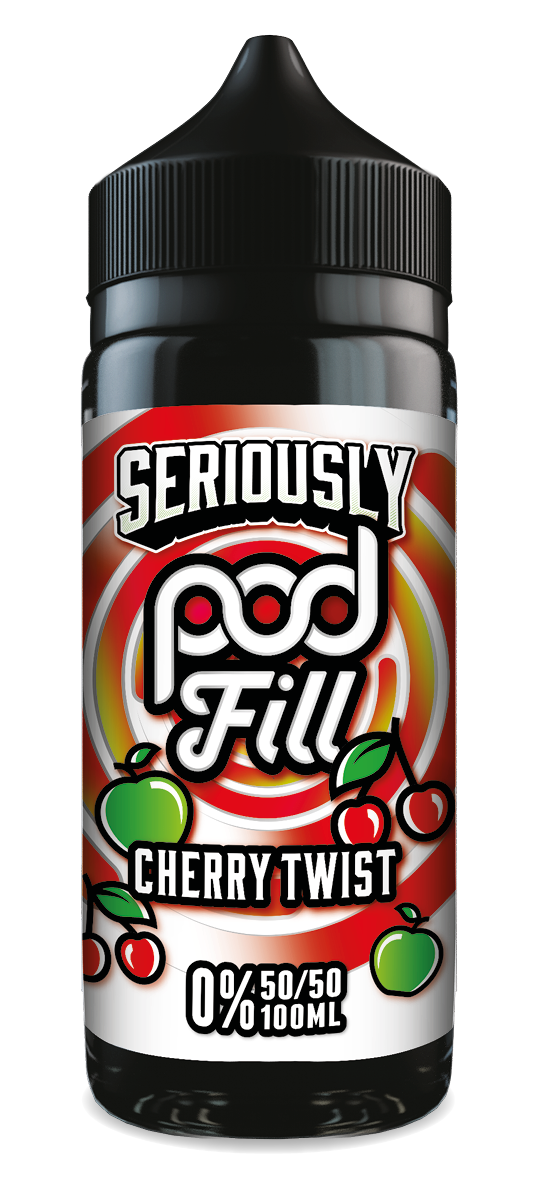 Seriously Pod Fill Cherry Twist E-liquid 100ml