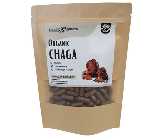 Chaga Mushroom Supplement Capsules 90 x 500mg