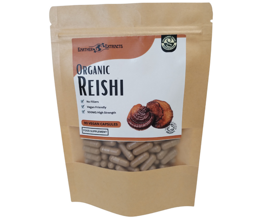 Reishi Mushroom Supplement Capsules 90 x 500mg