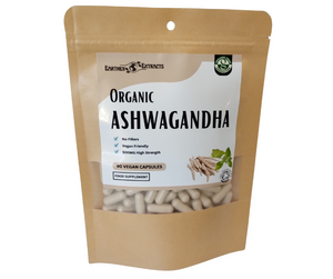Ashwagandha Mushroom Supplement Capsules 90 x 500mg