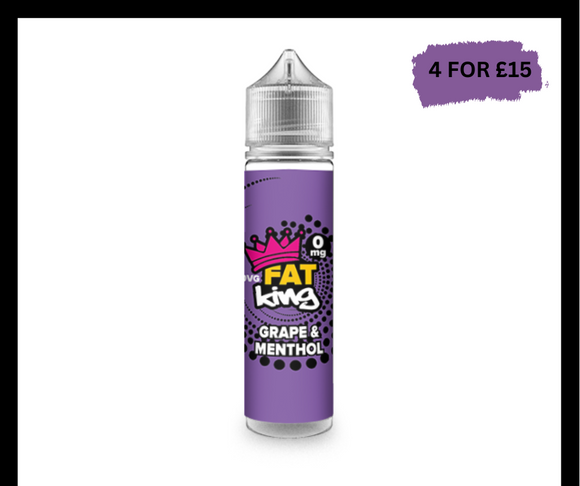 Fat King Grape and Menthol 50ml