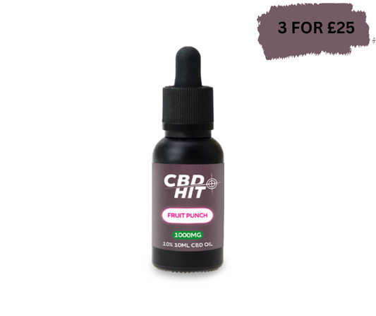 CBD Hit Fruit Punch Oil 10ml - 1000mg