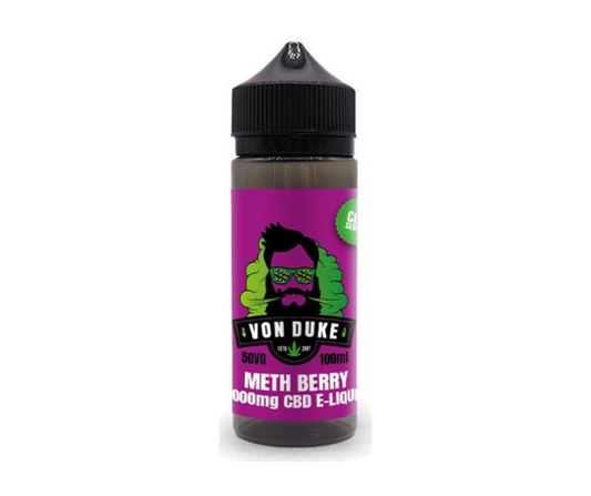 Von Duke Meth Berry 100ml CBD Vape - 1000mg