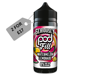 Seriously Pod Fill Watermelon Lemonade E-liquid 100ml